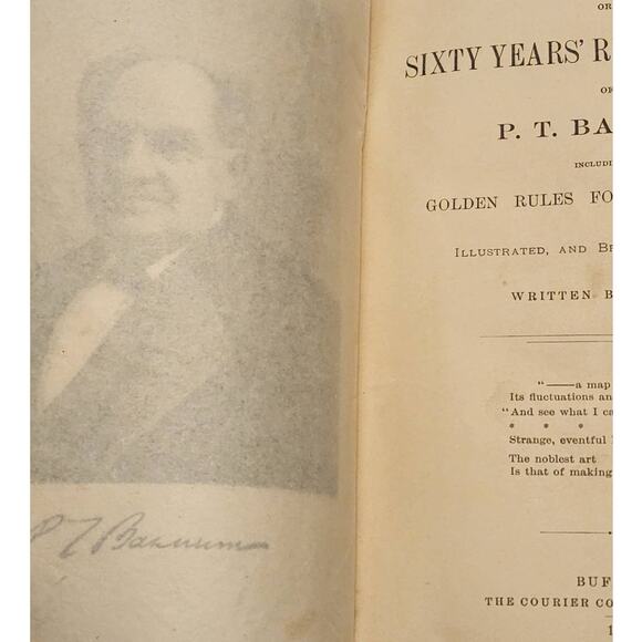 1889 Struggles And Triumphs Or Sixty Yrs Recollections of PT Barnum Antiquarian - Picture 9 of 16